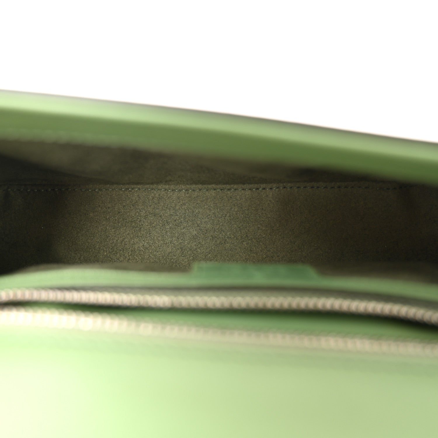 Gucci Senna Calfskin Petite GG Top Handle Shoulder Bag Green Soil Grass 5 of 11