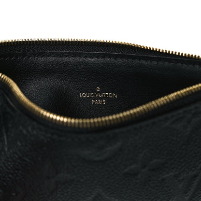 Louis Vuitton Empreinte Felicie Chain Wallet Zippered Insert Black 6 of 7