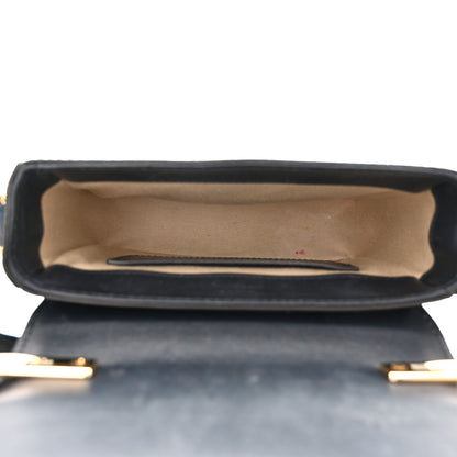 Chloe Calfskin Crocodile Embossed Mini C Double Carry Full Blue 5 of 10