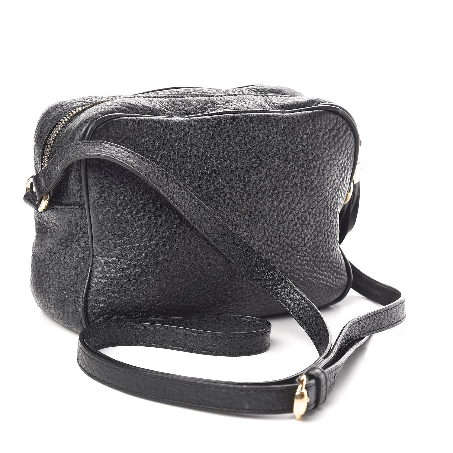 Gucci Pebbled Calfskin Small Soho Disco Bag Black 3 of 11