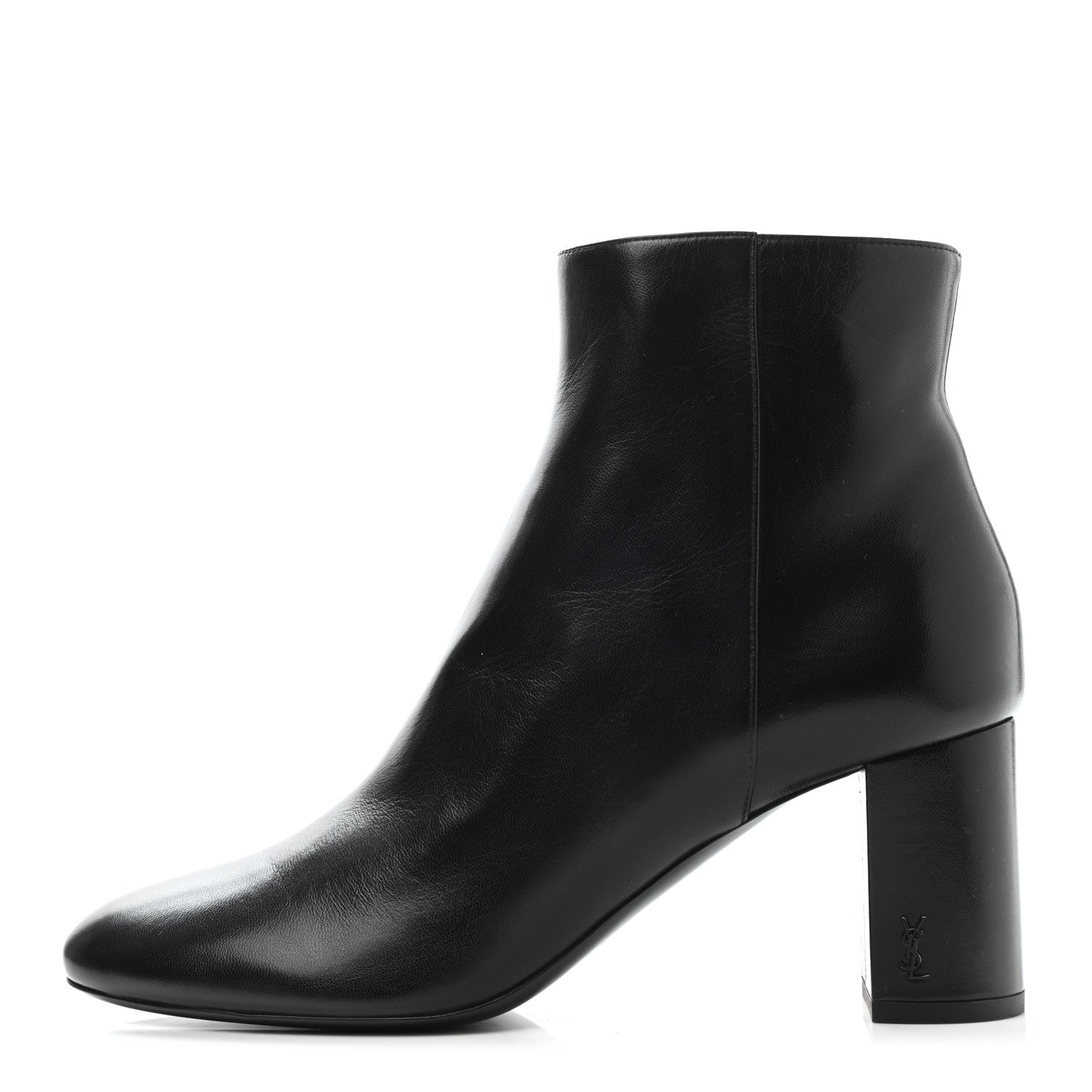 Saint Laurent Nappa Vendome Loulou Ankle Zip Boots 39.5 Black 1 of 9