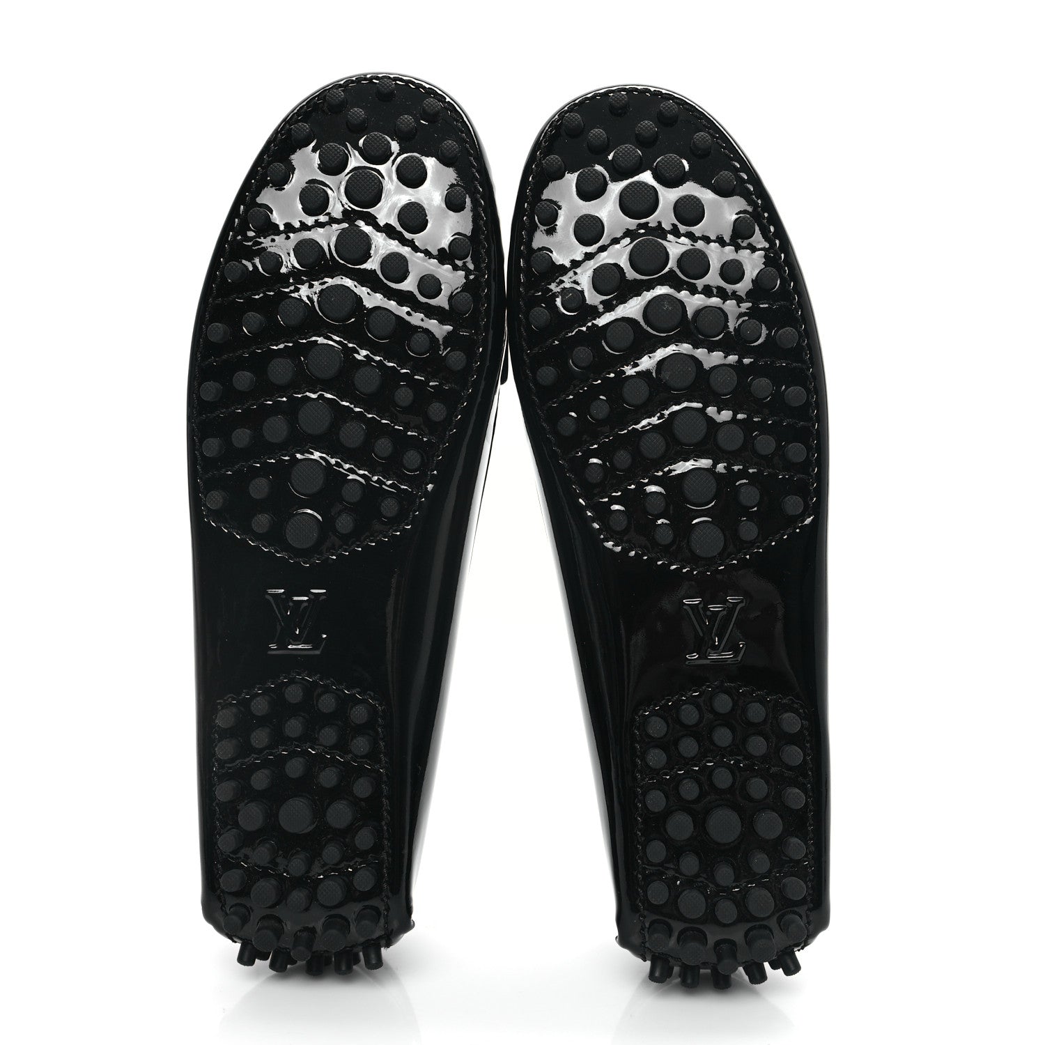 Louis Vuitton Patent Calfskin Parklane Flat Loafer 36 Black 5 of 8