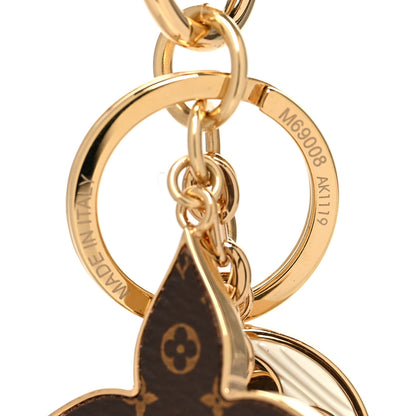 Louis Vuitton Metal Monogram Epi Spring Street Bag Charm Key Holder Gold 4 of 4