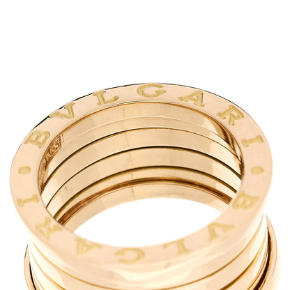 Bulgari 18K Yellow Gold B.Zero1 Four-Band Ring 53 6.5 4 of 6