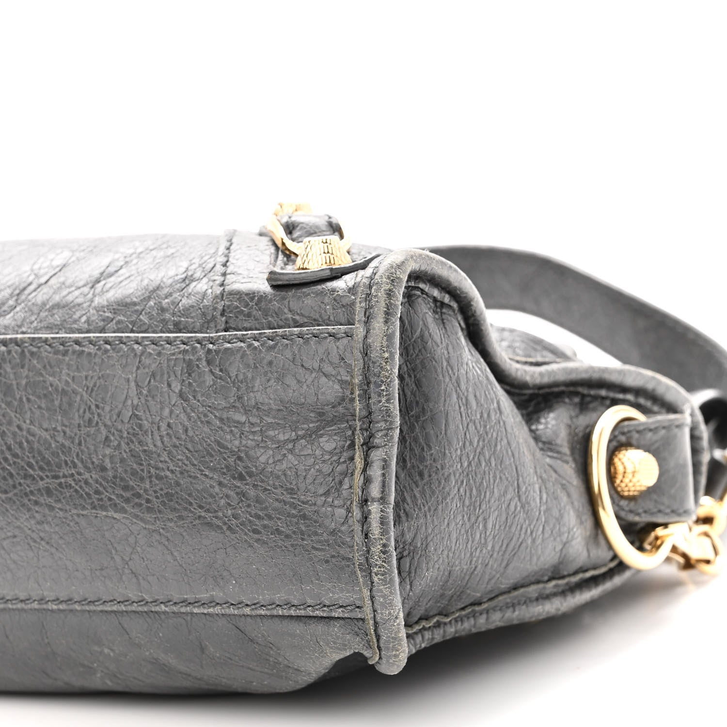 Balenciaga Agneau Giant 12 Gold Hardware Mini City Gris Tarmac 10 of 13