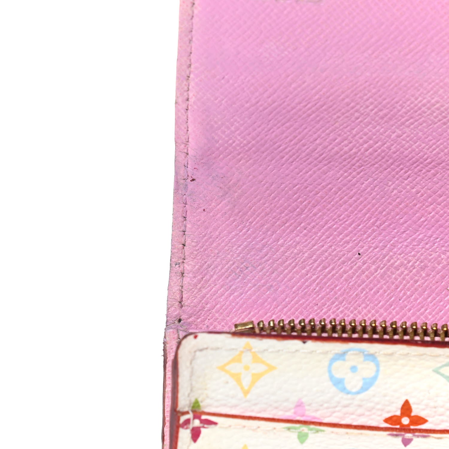 Louis Vuitton Monogram Multicolor Sarah Wallet White Litchi 13 of 21