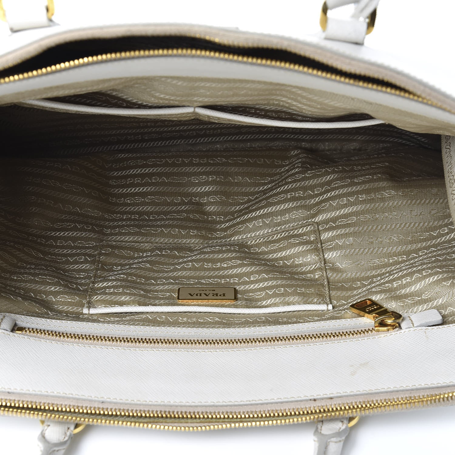 Prada Saffiano Lux Large Tote Pomice 4 of 13