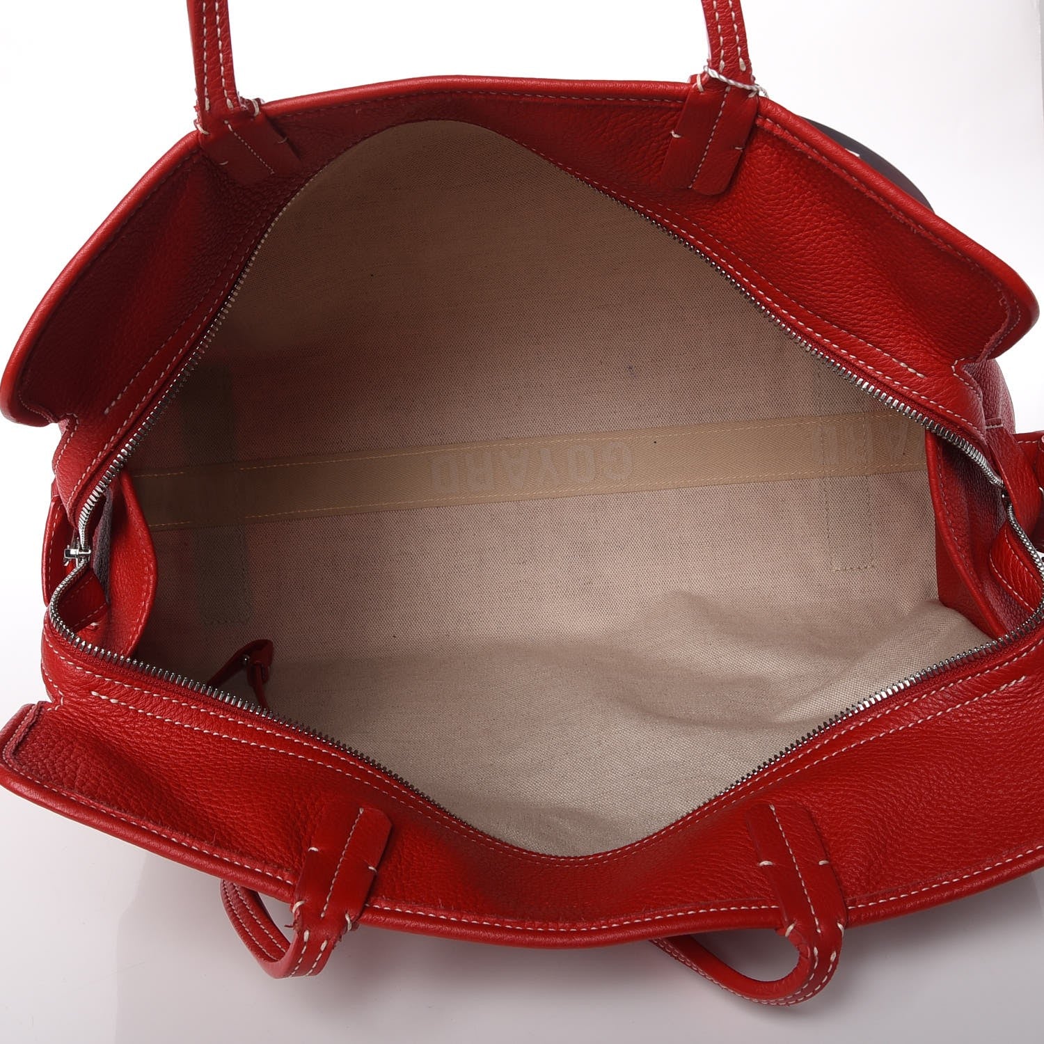 Goyard Goyardine Sac Hardy Pet Carrier PM Red 9 of 9