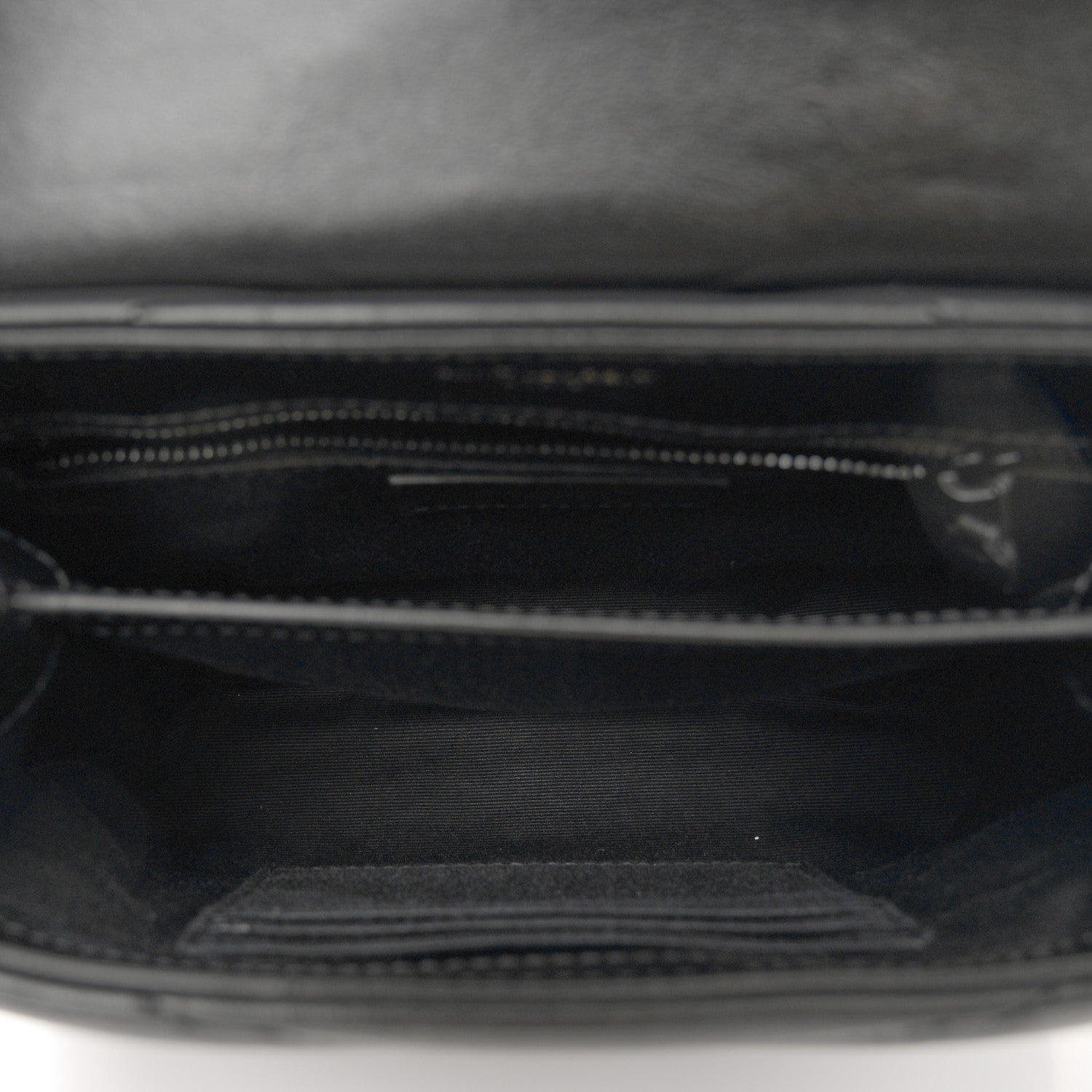 Saint Laurent Calfskin Y Quilted Monogram Monochrome Toy Loulou Crossbody Bag Black 6 of 10