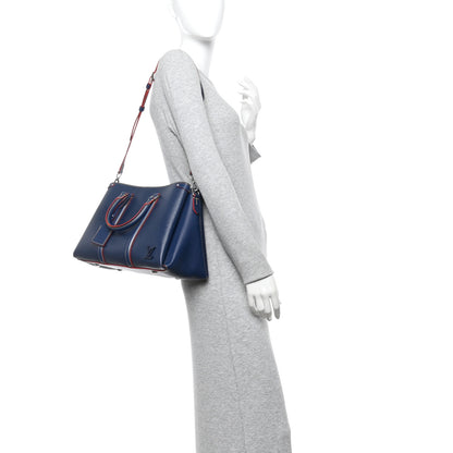 Louis Vuitton Epi Soufflot MM NM Marine Rouge 2 of 10