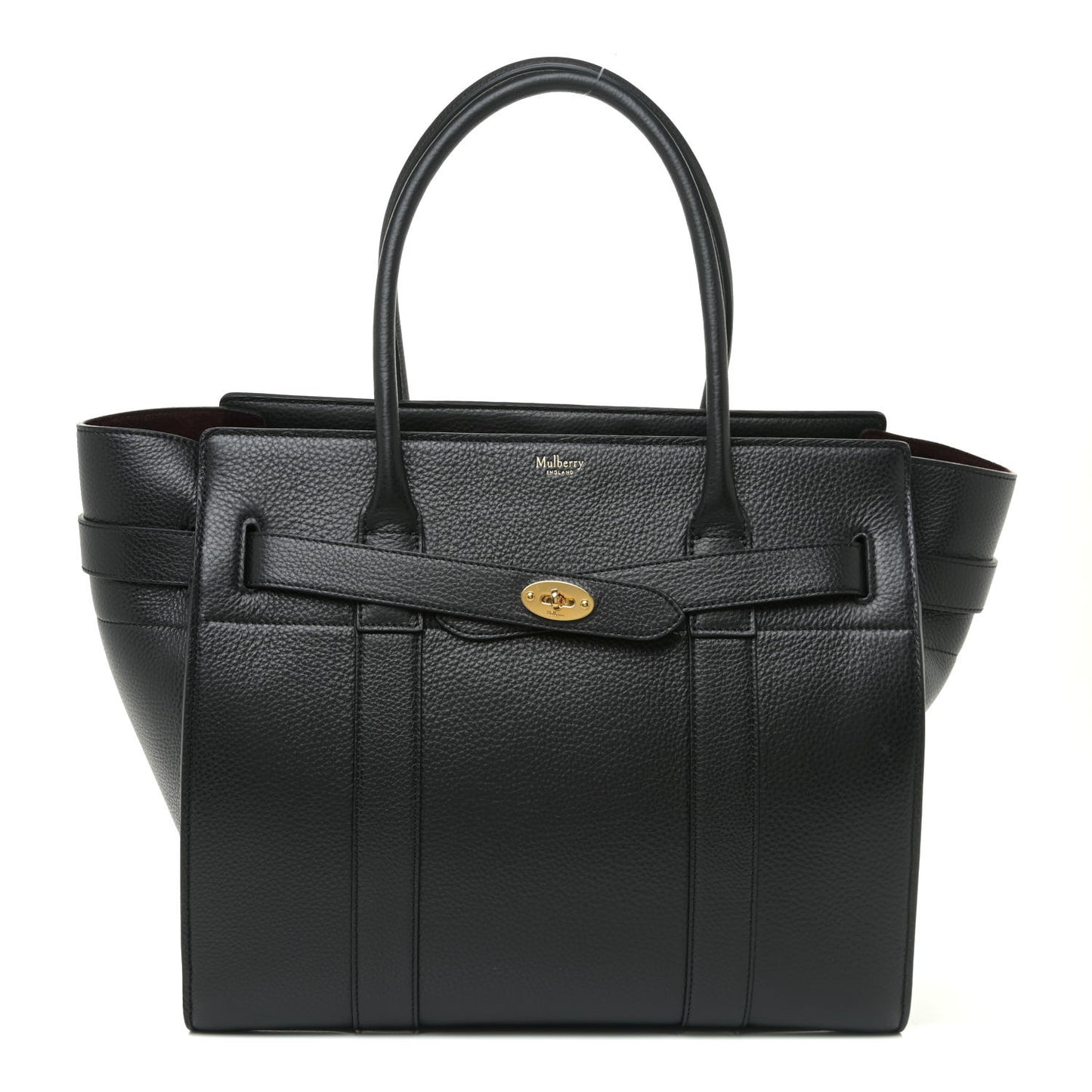 Small Classic Grain Small Zipped Bayswater Black