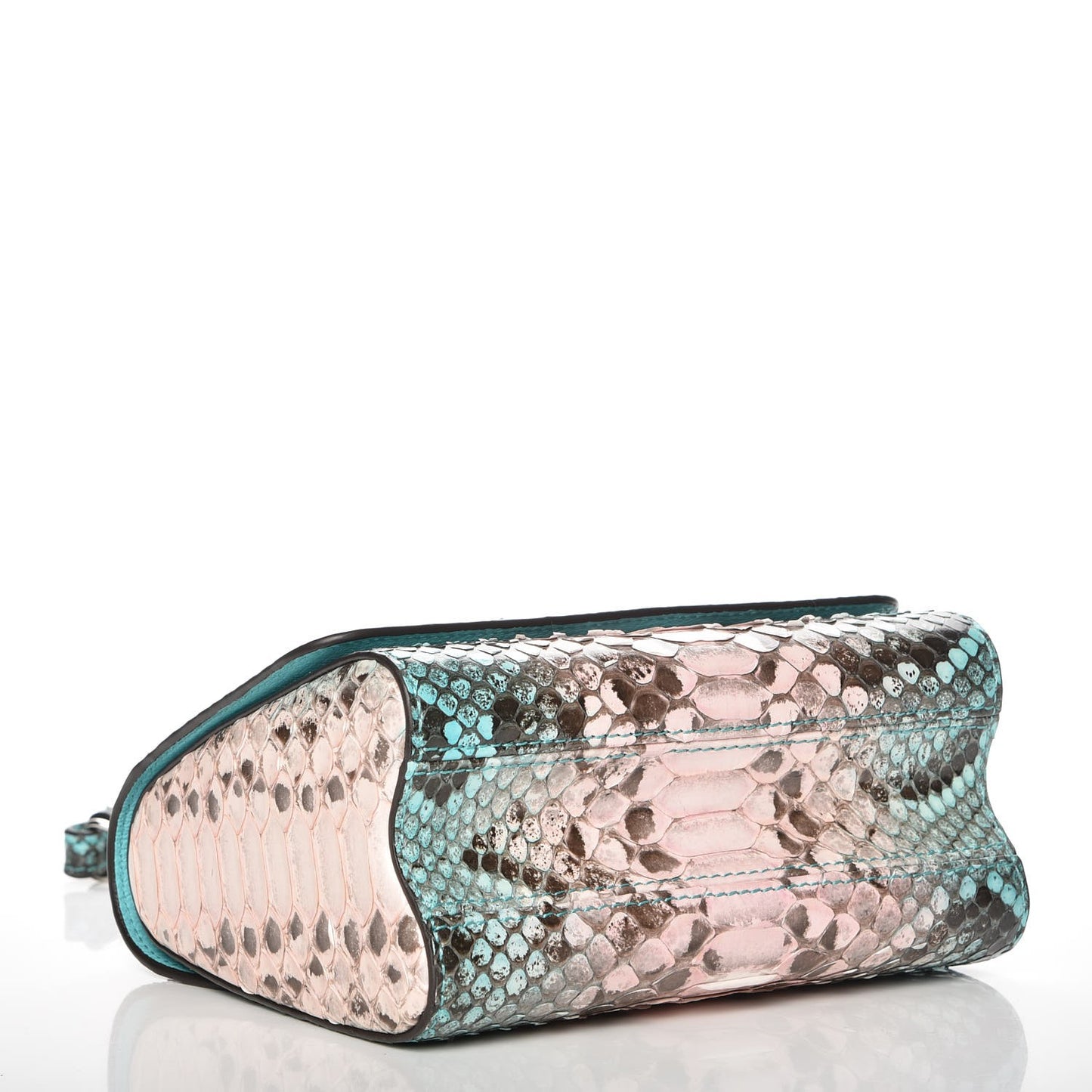 Python Twist Shoulder Bag PM Rose