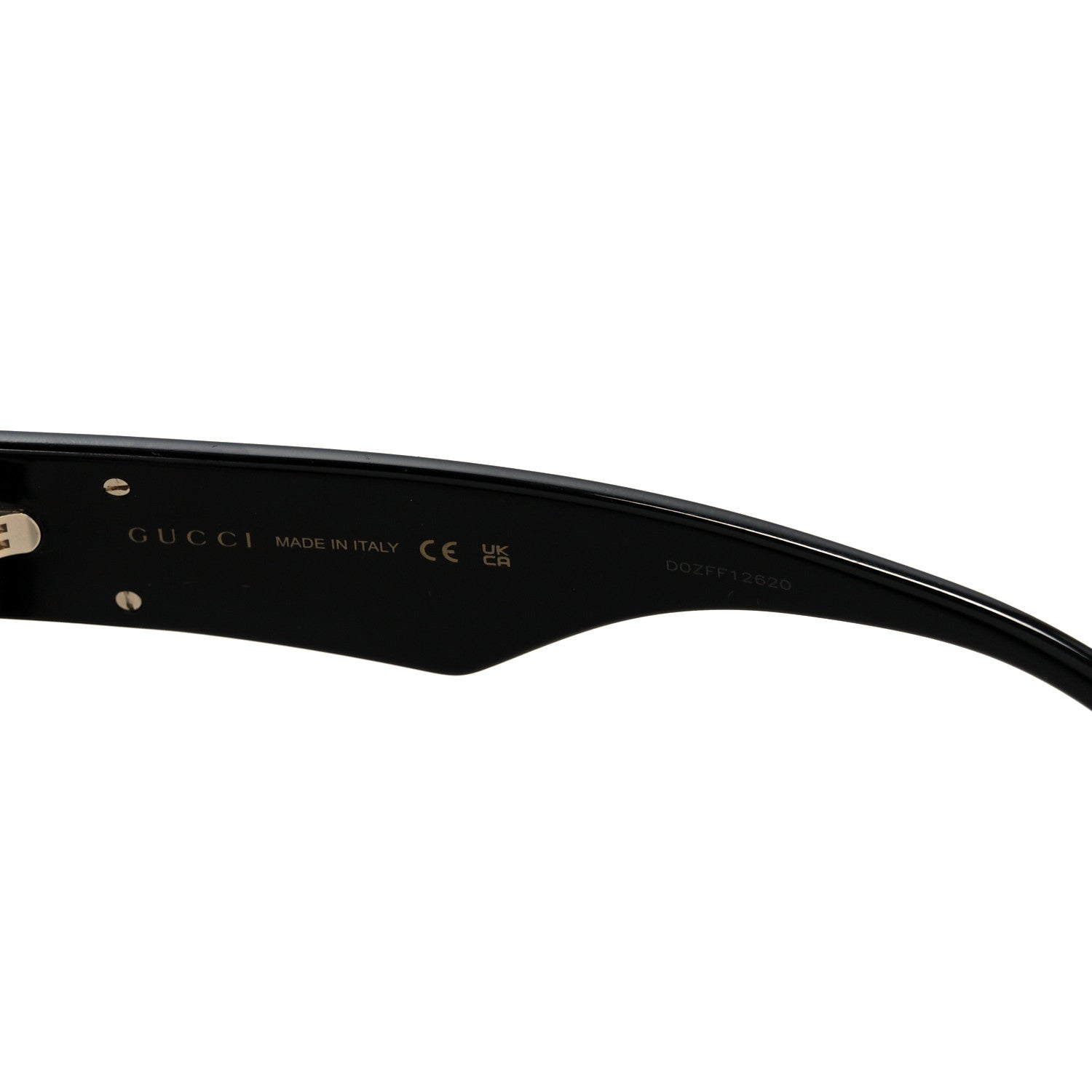 Gucci Acetate Square Frame Sunglasses GG1422S Black Grey 6 of 7