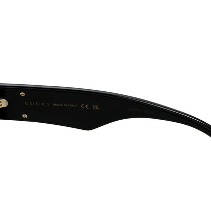 Gucci Acetate Square Frame Sunglasses GG1422S Black Grey 6 of 7