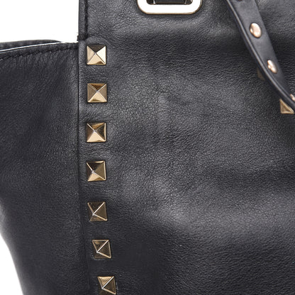Valentino Garavani Vitello Mini Rockstud Tote Black 10 of 18