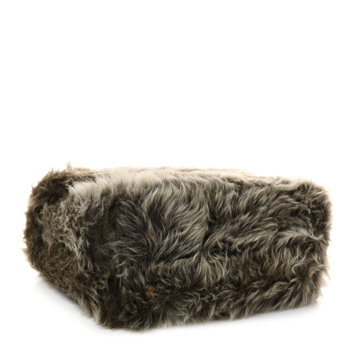 Celine Shearling Suede Calfskin Teen Nino Golden Khaki 4 of 10