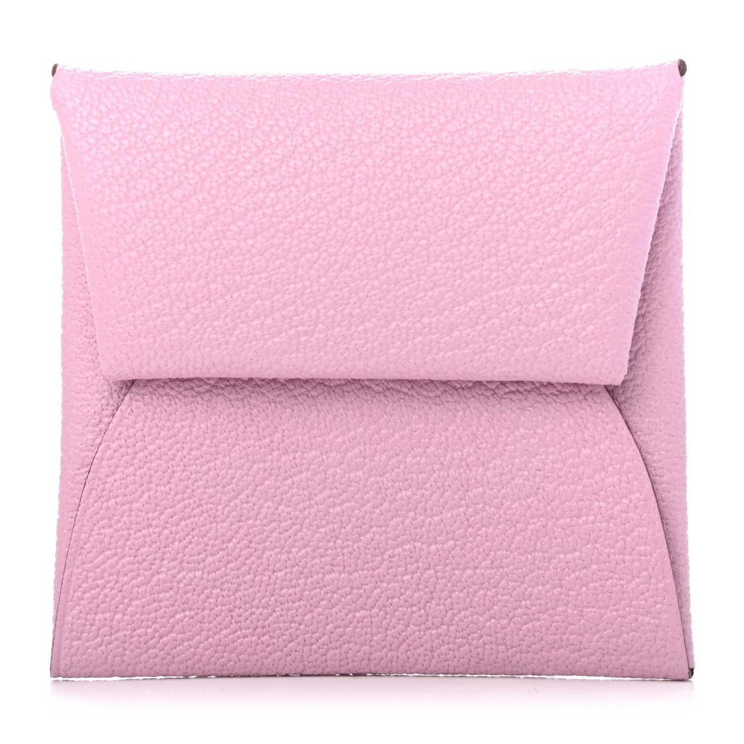 Hermes Chevre Mysore Bastia Coin Purse Mauve Sylvestre 1 of 4