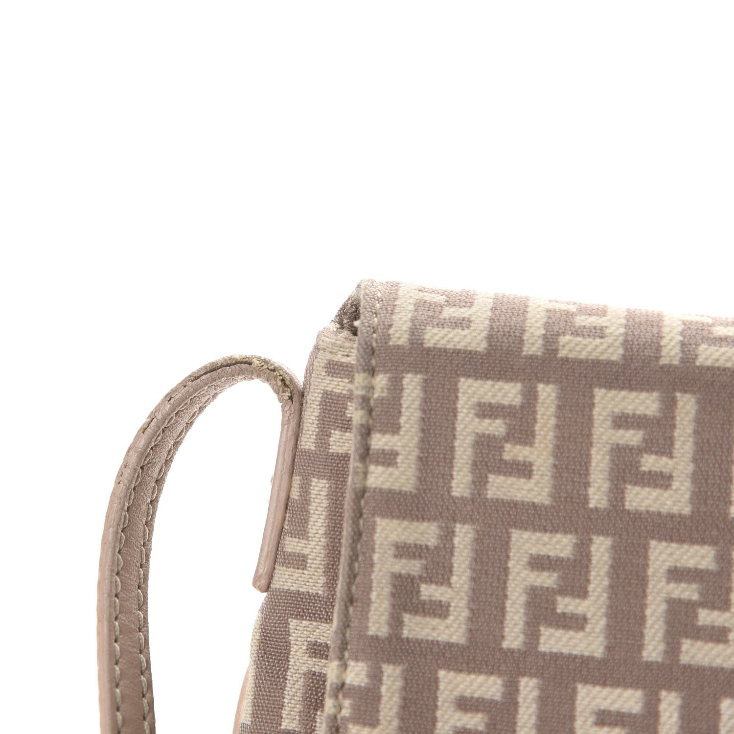 Fendi Zucchino Vitello Tube Messenger Bag Cipria Teint Cipria 10 of 11