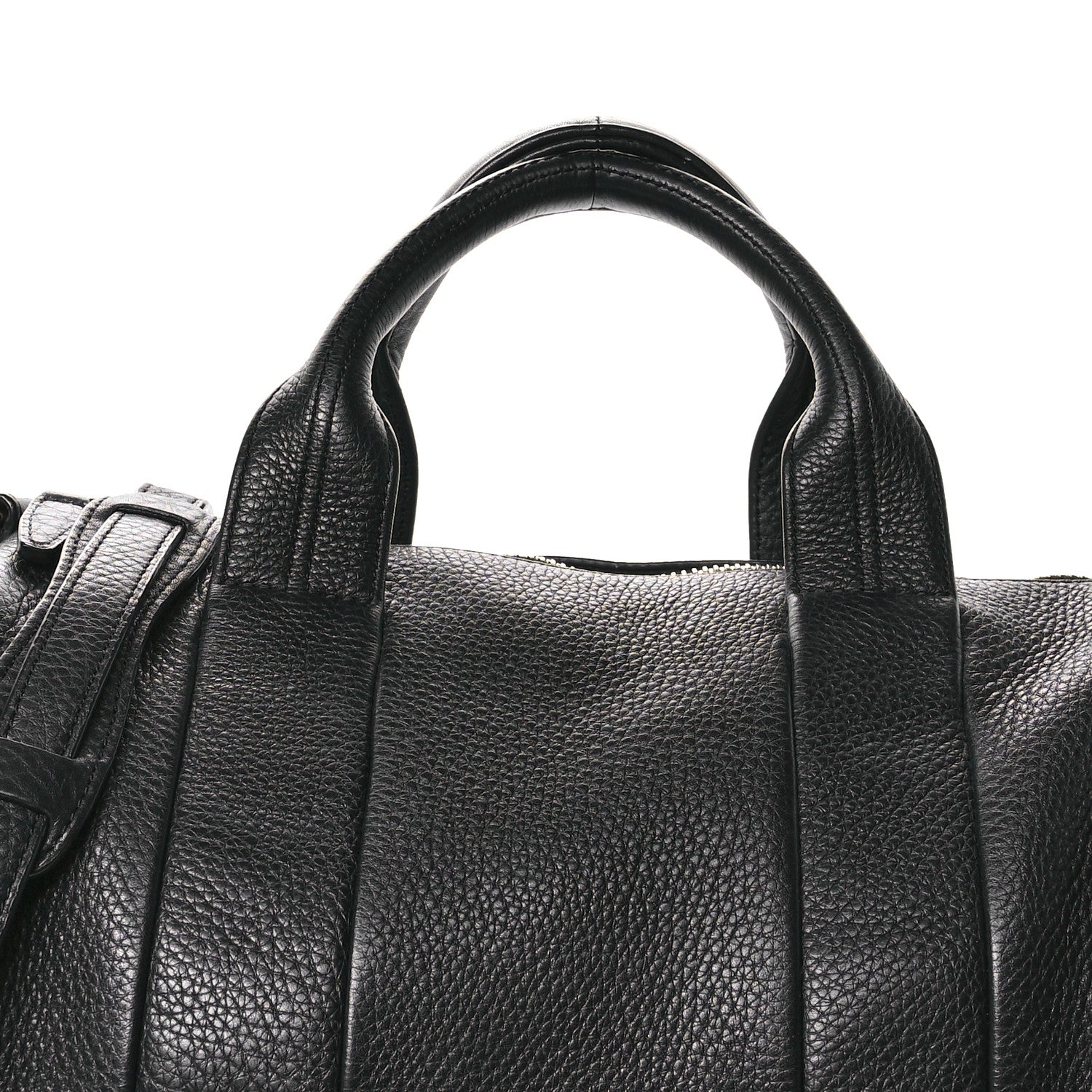 Alexander Wang Pebbled Lambskin Rocco Black Pale Gold Hardware 7 of 9