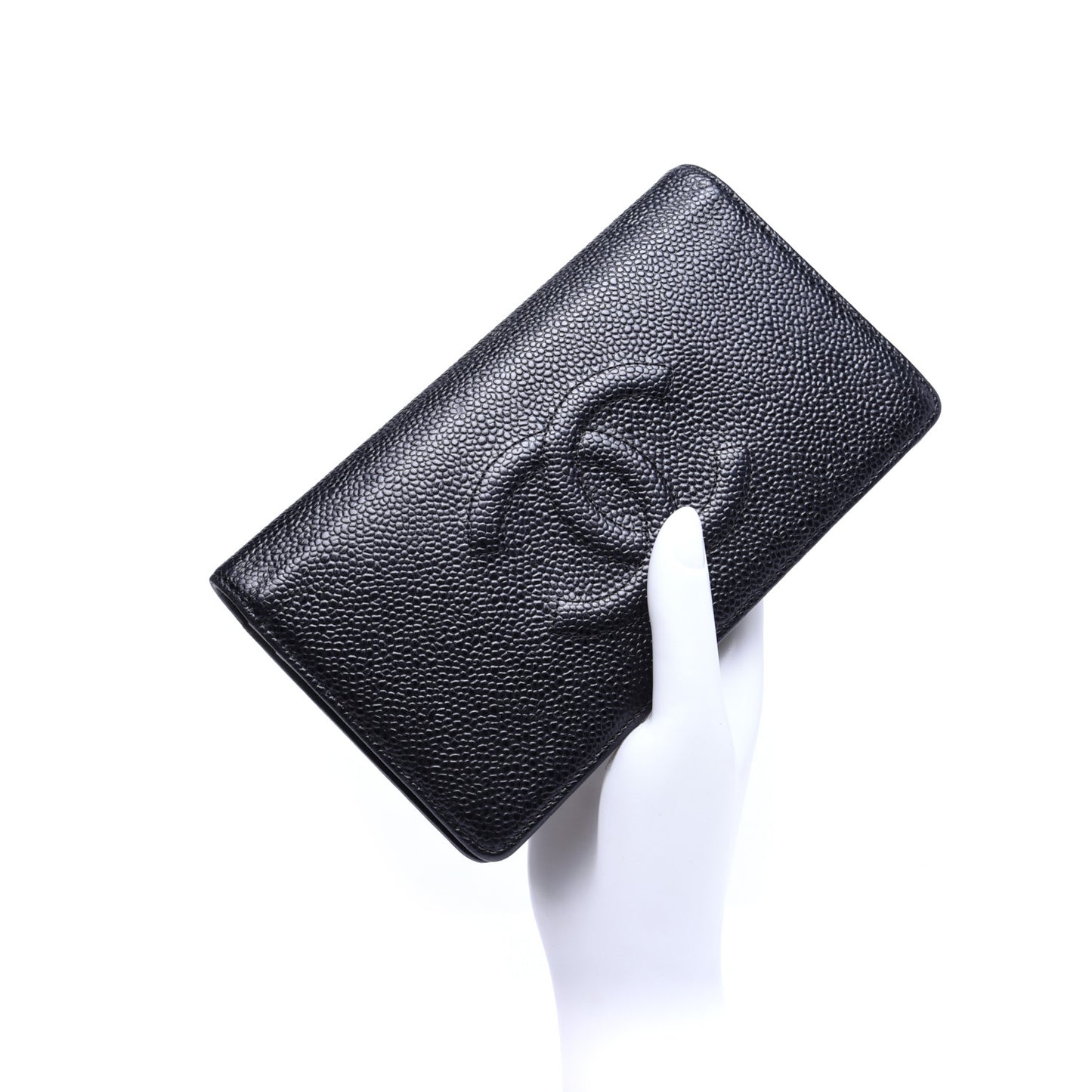 Caviar Timeless CC Yen Wallet Black
