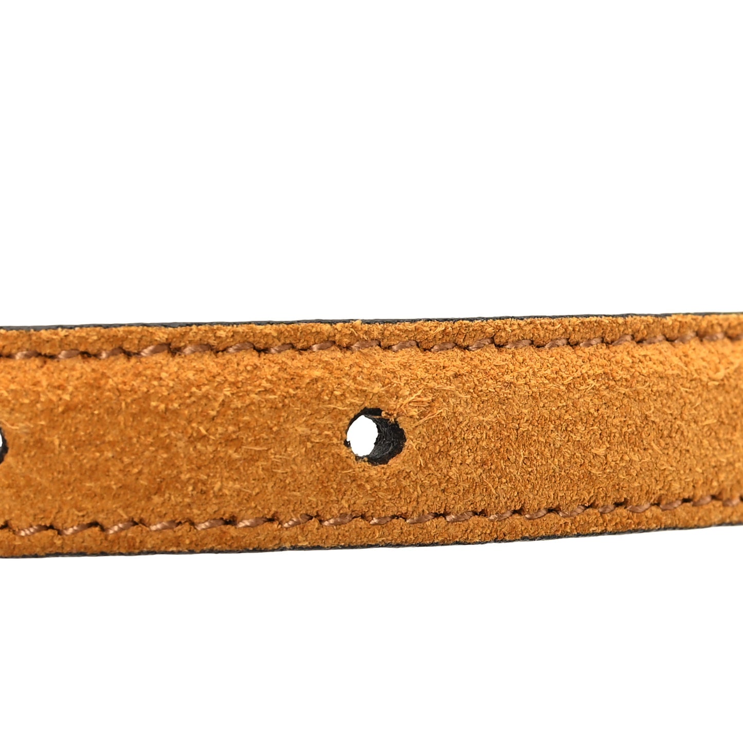 Suede Torchon Double G 15mm Belt 80 32 Vintage Sun Oil