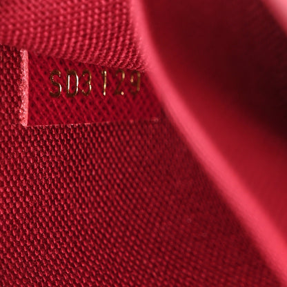 Louis Vuitton Monogram Pochette Felicie Chain Wallet Fuchsia 8 of 12