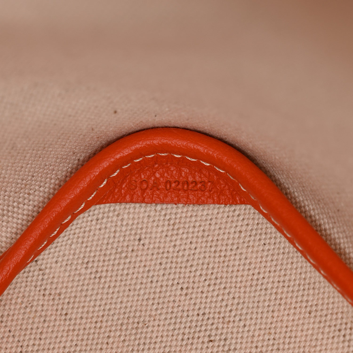 Goyard Goyardine Chien Gris Bag Orange 7 of 11