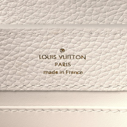 Louis Vuitton Taurillon Ayers Capucines Mini White Snow White 6 of 10