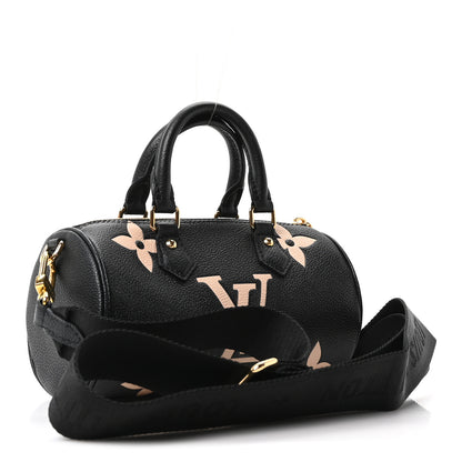 Louis Vuitton Empreinte Monogram Giant Papillon BB Black Beige 4 of 10