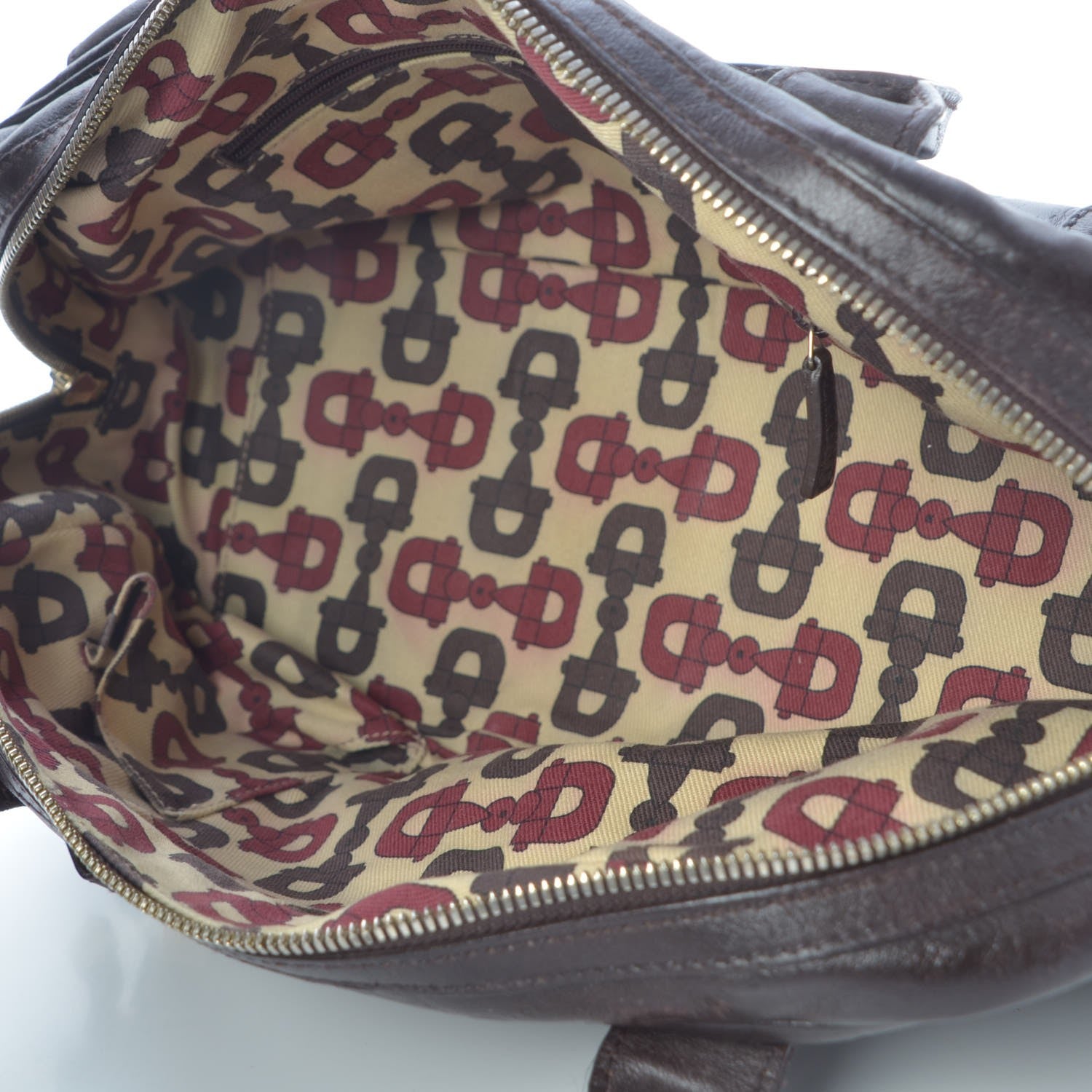 Gucci Guccissima Small Princy Satchel Brown 7 of 11