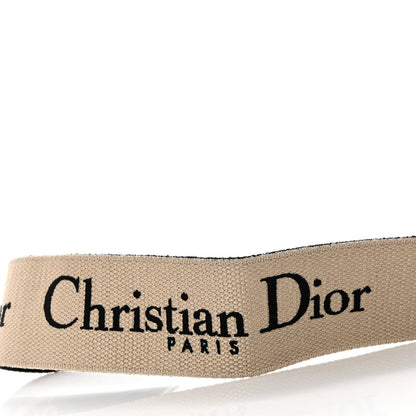 Christian Dior Canvas Embroidered Shoulder Strap Black 4 of 6