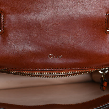 Chloe Calfskin Louise Shoulder Bag Brown 6 of 11