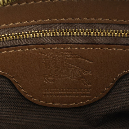Burberry House Check Knight Satchel Brown 6 of 10
