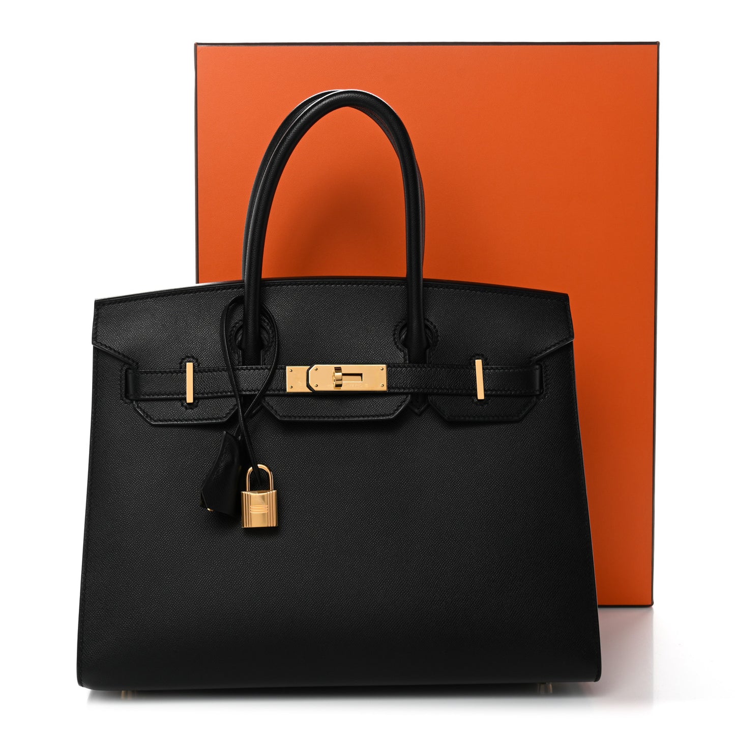 Madame Calfskin Birkin Sellier 30 Black