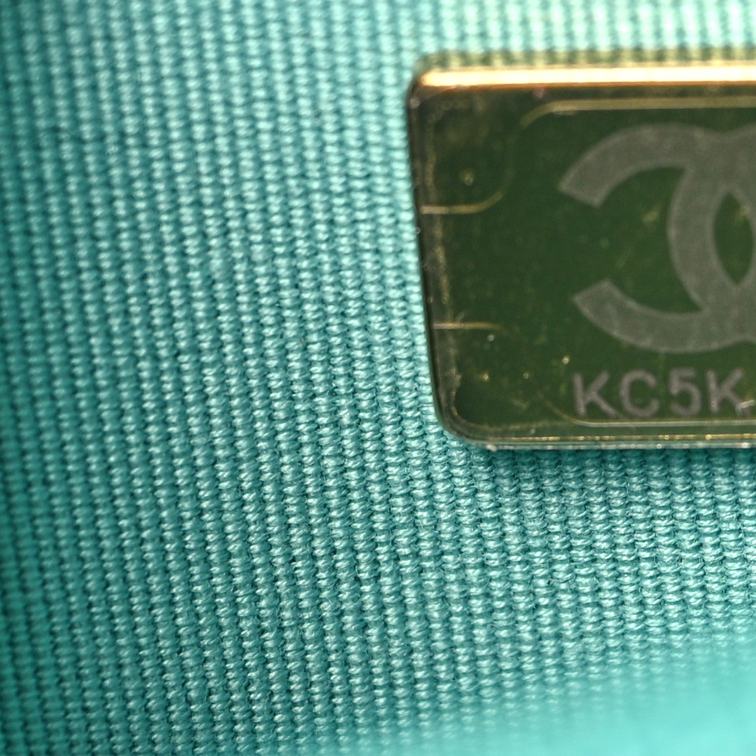 Chanel Lambskin Quilted Trendy CC Wallet On Chain WOC Turquoise 8 of 13