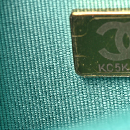 Chanel Lambskin Quilted Trendy CC Wallet On Chain WOC Turquoise 8 of 13