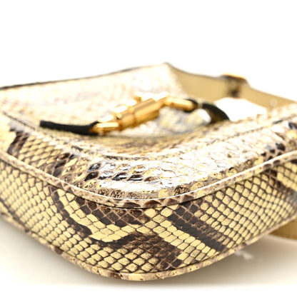 Gucci Snakeskin Mini Jackie 1961 Hobo Beige 10 of 12
