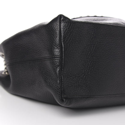 Gucci Pebbled Calfskin Studded Medium Soho Chain Shoulder Bag Black 13 of 15