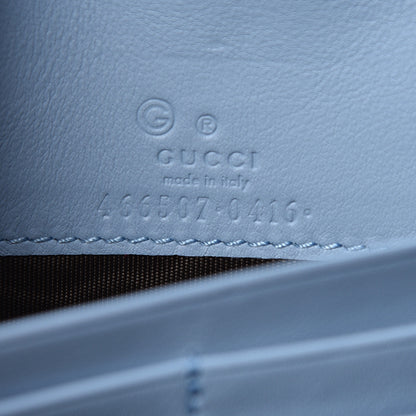 Gucci Microguccissima Crossbody Wallet Mineral Blue 6 of 8