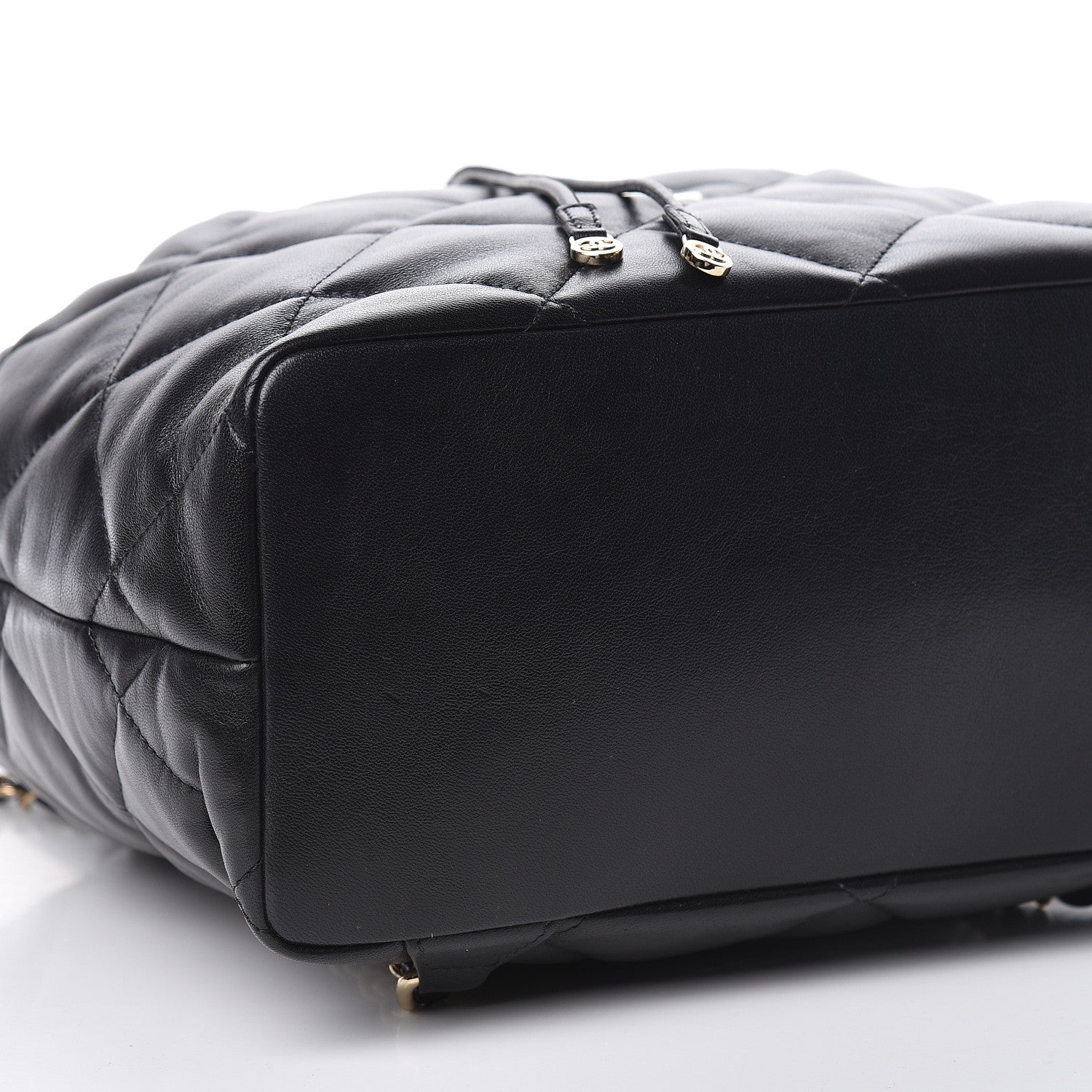 Chanel Lambskin Quilted Backpack Black 8 of 11