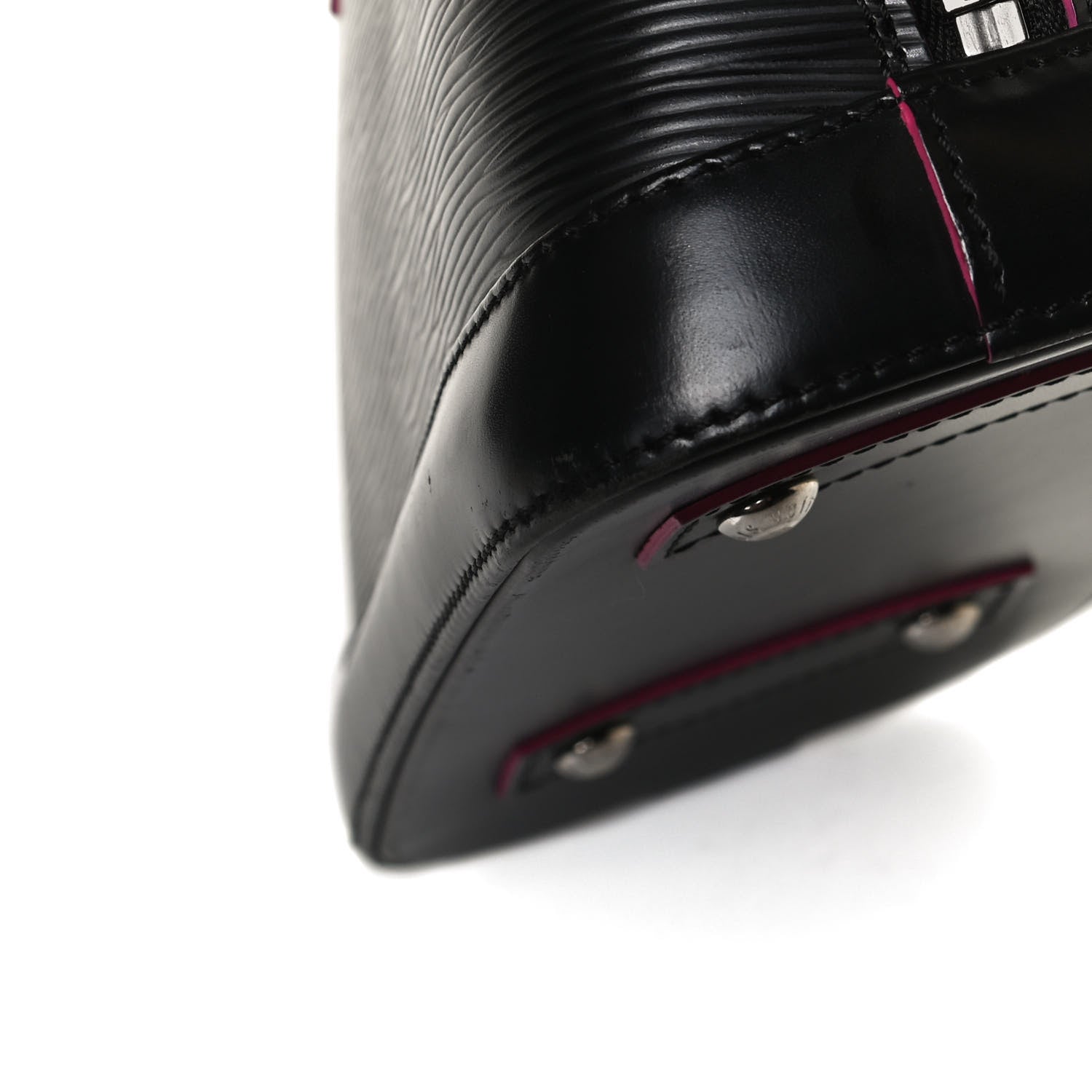 Louis Vuitton Epi Alma BB Black Hot Pink 15 of 17