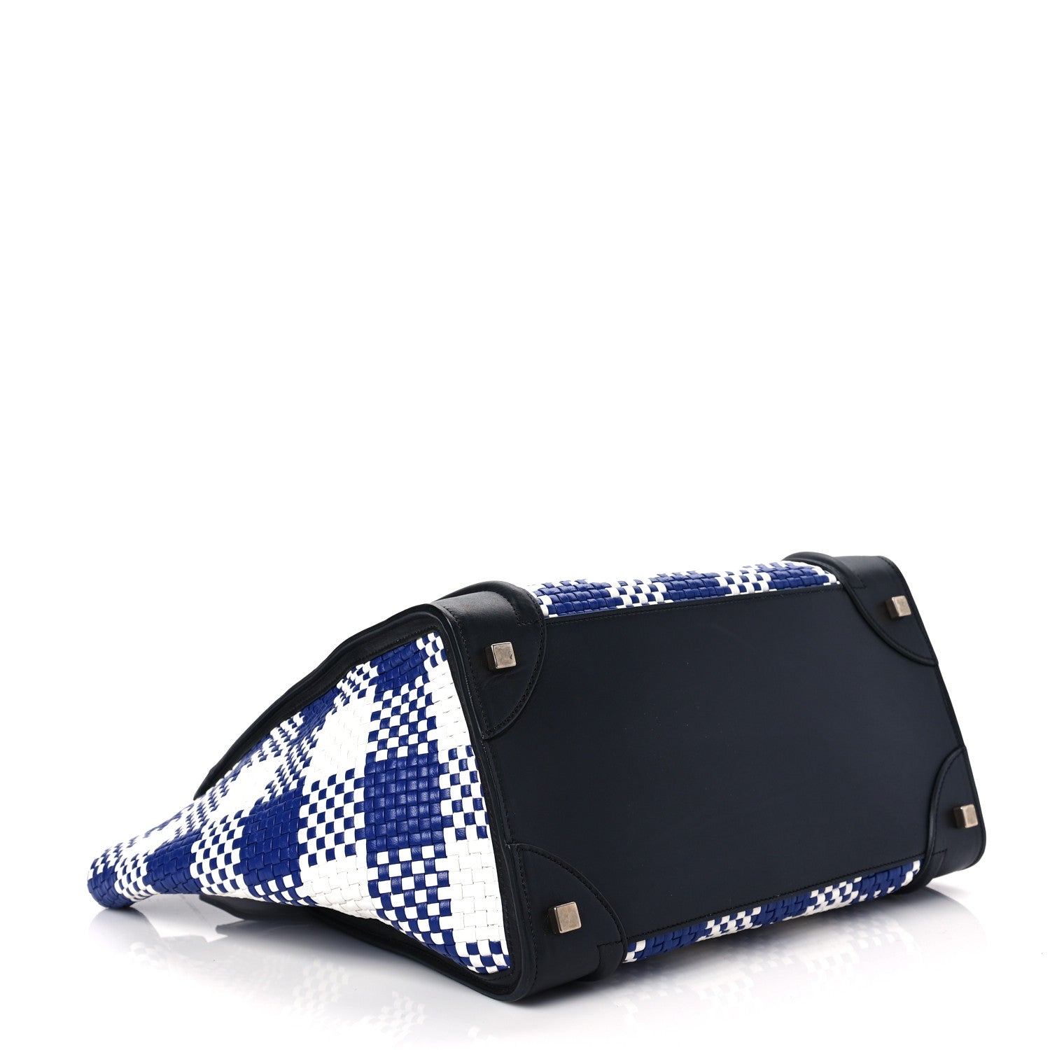 Celine Smooth Calfskin Woven Mini Luggage 3 of 5