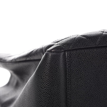 Chanel Caviar Quilted Grand Shopping Tote GST Black 12 of 14
