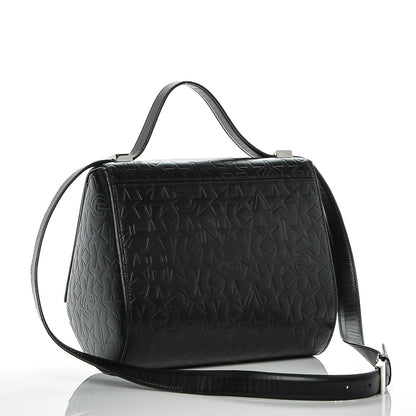 Givenchy Calfskin Star Embossed Medium Pandora Box Crossbody Bag Black 3 of 6