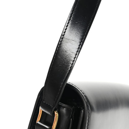 Celine Shiny Calfskin Medium Triomphe Black 12 of 13