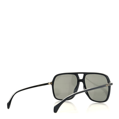 Gucci Acetate Brow Bar Aviator Sunglasses GG0545S Black 4 of 8