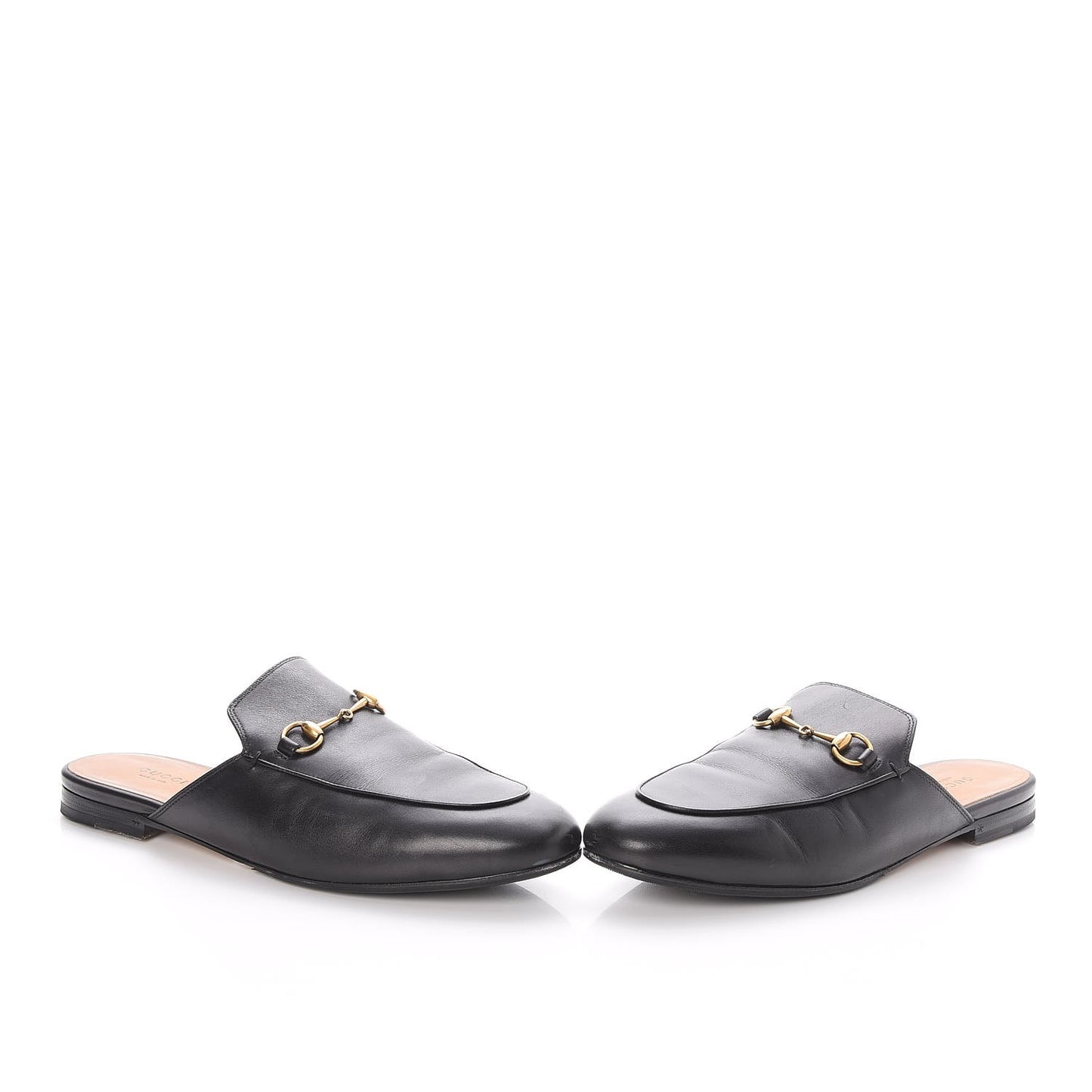 Calfskin Princetown Slippers Mules 40.5 Black