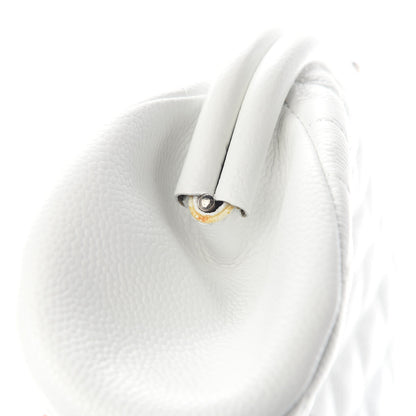 Chanel Caviar Quilted Timeless Clutch White 10 of 10