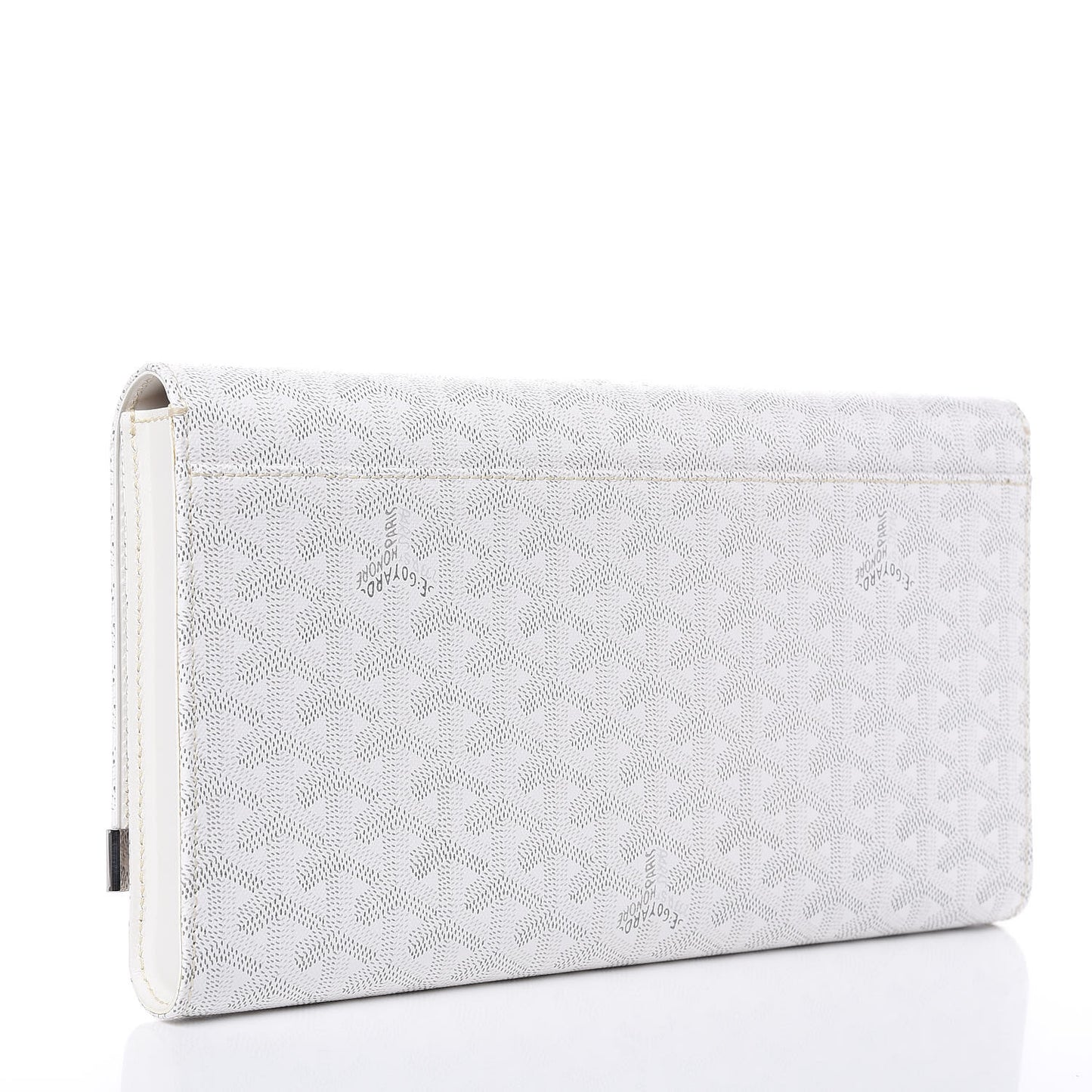 Goyardine Monte Carlo Bois Clutch White