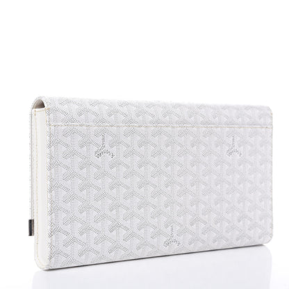 Goyard Goyardine Monte Carlo Bois Clutch White 3 of 10